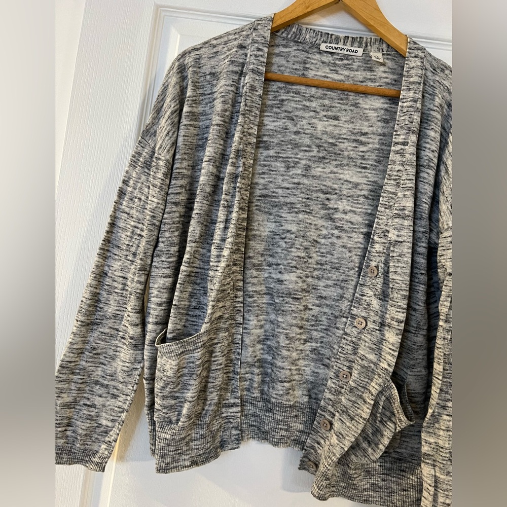 Country Road Grey Cardigan